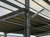 台中搭鐵皮工程作品2：隔熱浪板