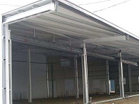 台中鐵皮屋工程作品4：H型鋼結構