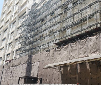 專業安裝高雄外牆整修鷹架