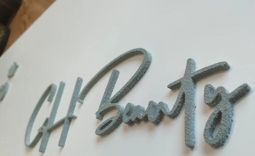 大型工廠室外噴漆招牌製作案例