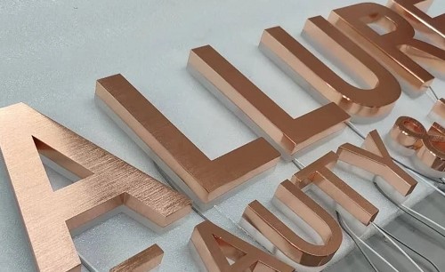 大型工廠牆面雕刻字招牌